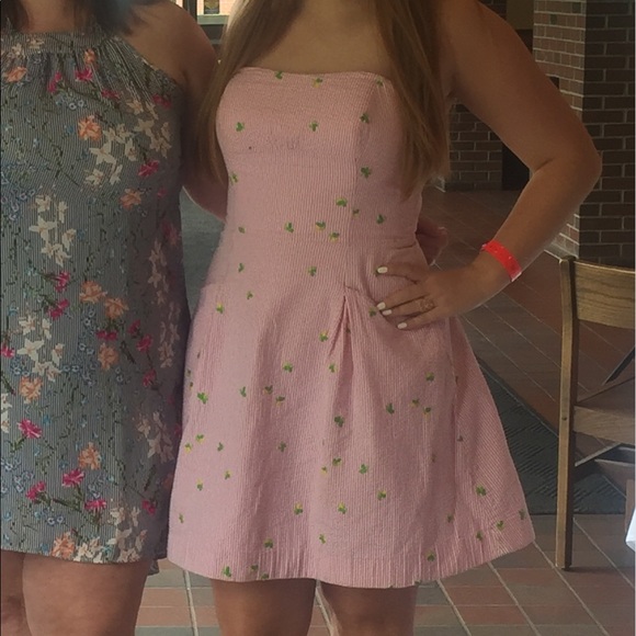 Lilly Pulitzer Seersucker Dress - Picture 3 of 4